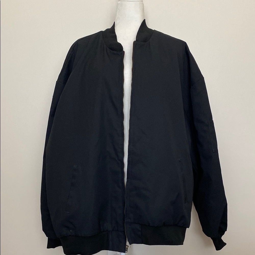 NWOT Red Cap workwear Men's Black Bomber Jacket